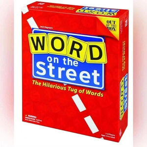 Word on the Street Party Case Word Game hilarious Tug of Words 2-10 Players